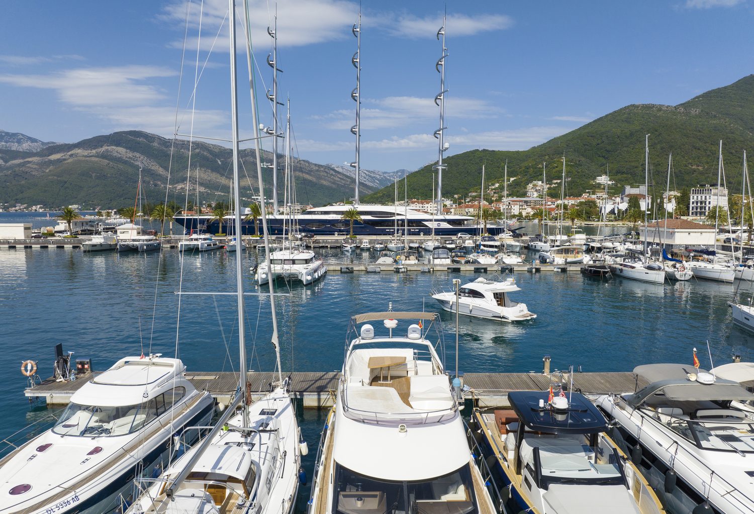 Tivat marina, Montenegro