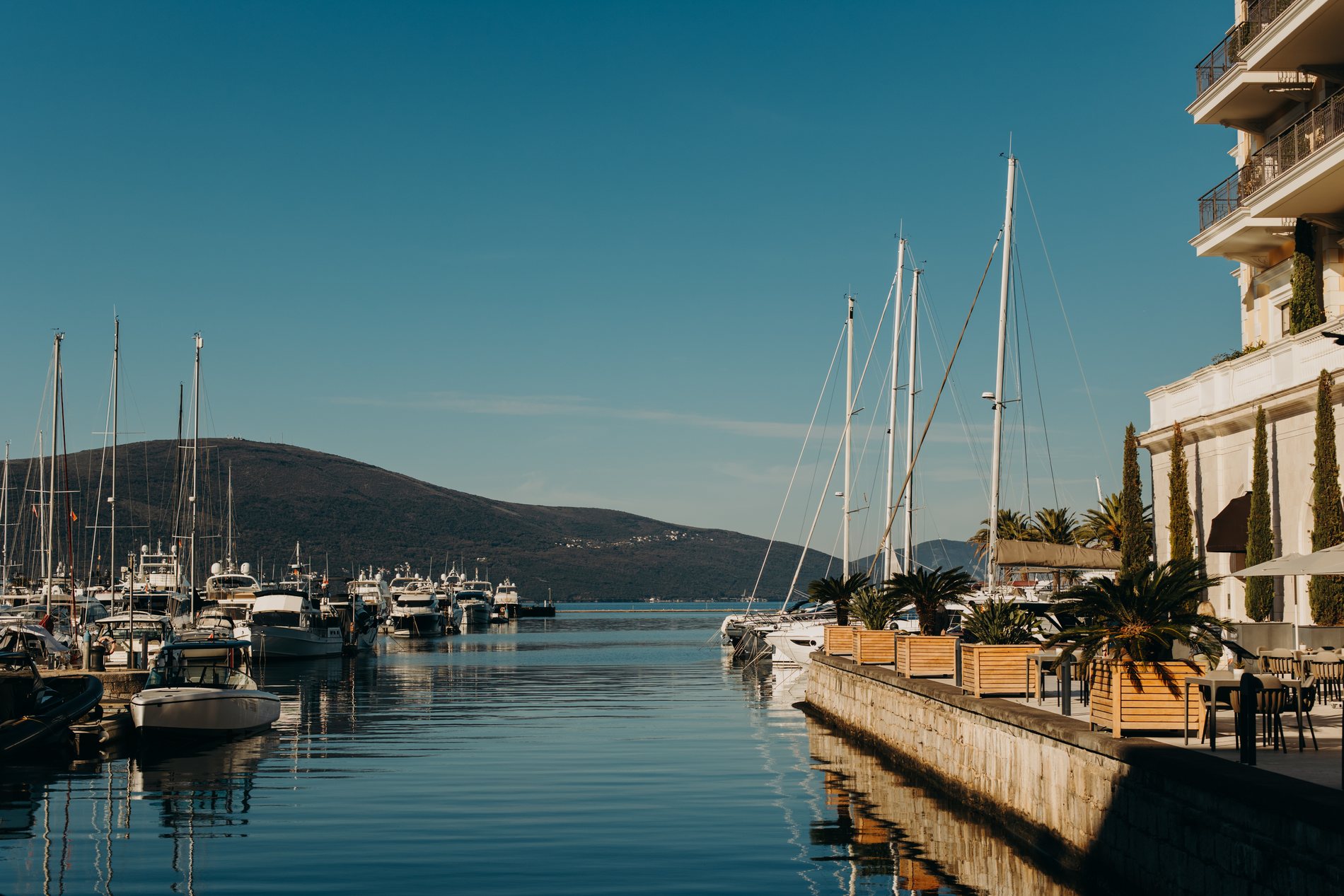 Tivat, Crna Gora, marina Porto Montenegro